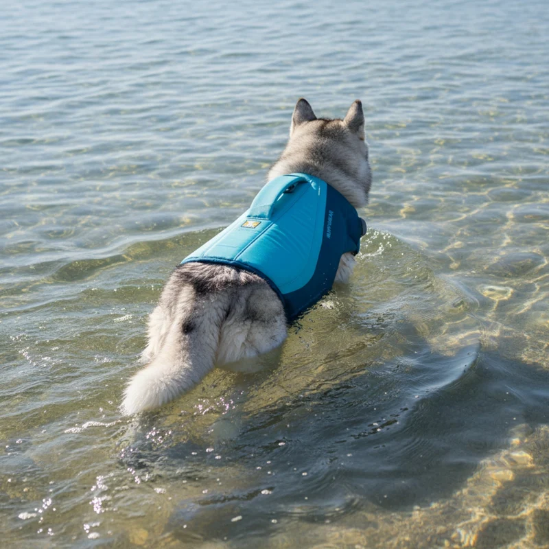 Ruffwear Float Coat Hundeschwimmweste – Maximaler Auftrieb & Rettungsgriff für sicheres Schwimmen, Wassersport & Bootstouren mit deinem Hund