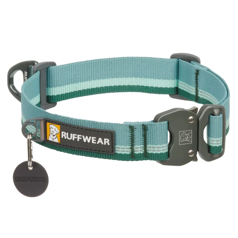 Ruffwear Top Rope Collar – Reflektierendes Premium-Hundehalsband mit robustem Aluminium-Verschluss für aktive Hunde