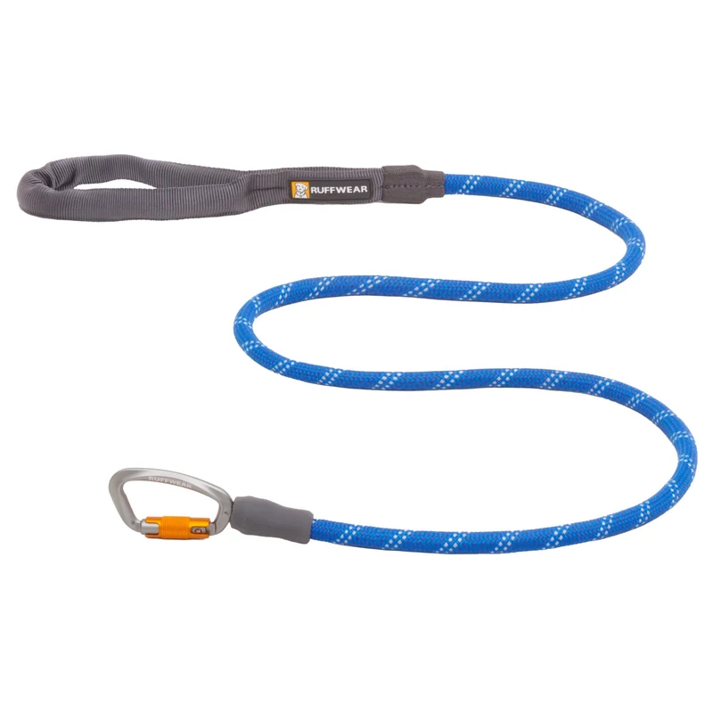 Ruffwear Knot-a-Leash – Reflektierende Hundeleine aus Kletterseil mit Sicherheitskarabiner für aktive Hunde & Outdoor-Abenteuer