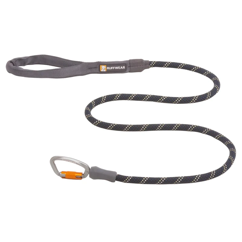 Ruffwear Knot-a-Leash – Reflektierende Hundeleine aus Kletterseil mit Sicherheitskarabiner für aktive Hunde & Outdoor-Abenteuer