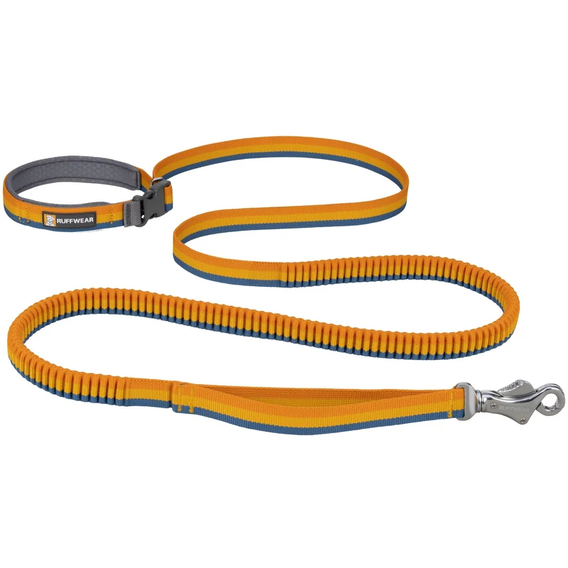 Ruffwear Roamer Leash – Premium Joggingleine mit Hüftgurt für freihändiges Laufen, verstellbare Länge, reflektierende Elemente & Tasche für aktive Hunde