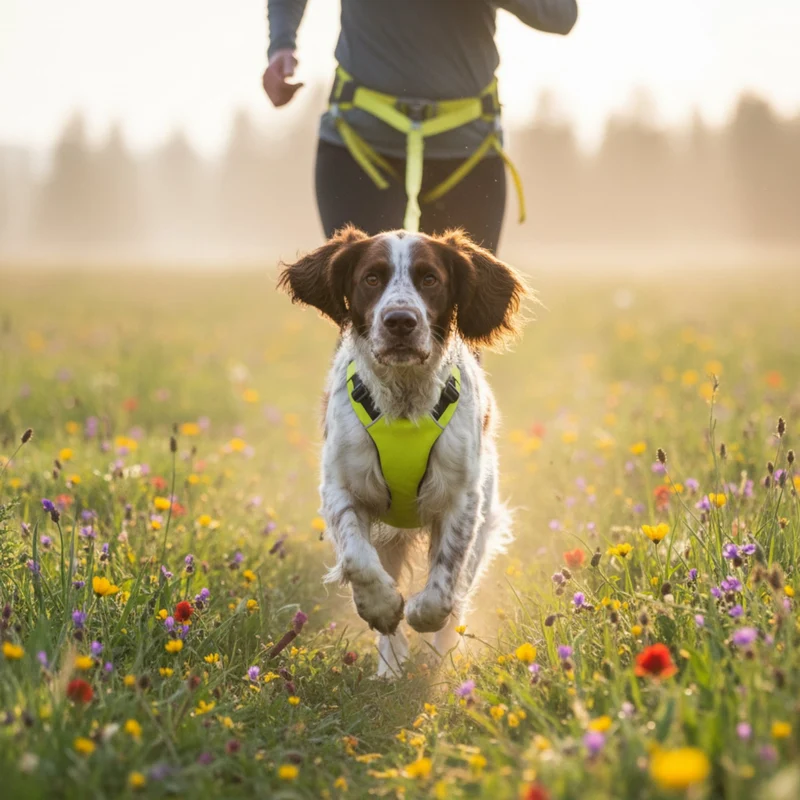 Ruffwear Omnijore Joring System – Komplettset für Canicross, Bikejöring & Skijöring mit ergonomischem Zuggeschirr und elastischer Zugleine für aktive Hunde