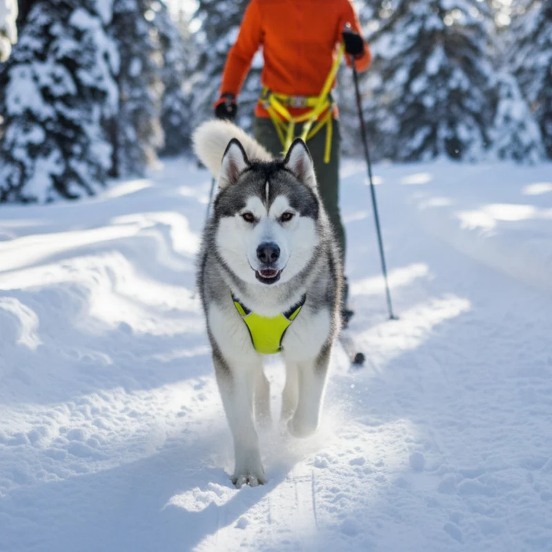 Ruffwear Omnijore Joring System – Komplettset für Canicross, Bikejöring & Skijöring mit ergonomischem Zuggeschirr und elastischer Zugleine für aktive Hunde