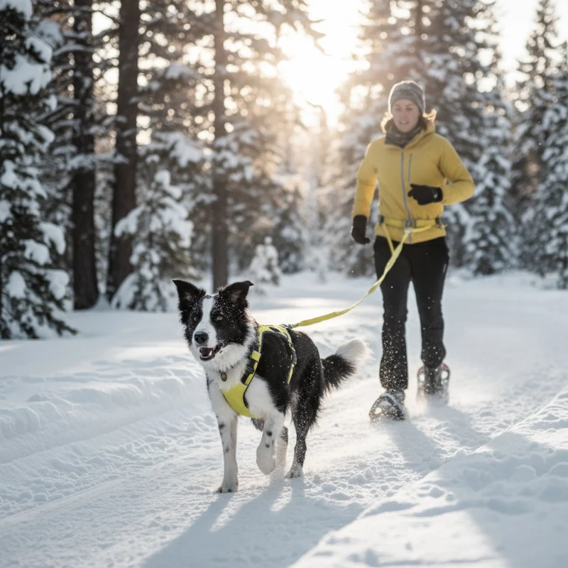 Ruffwear Omnijore Joring System – Komplettset für Canicross, Bikejöring & Skijöring mit ergonomischem Zuggeschirr und elastischer Zugleine für aktive Hunde