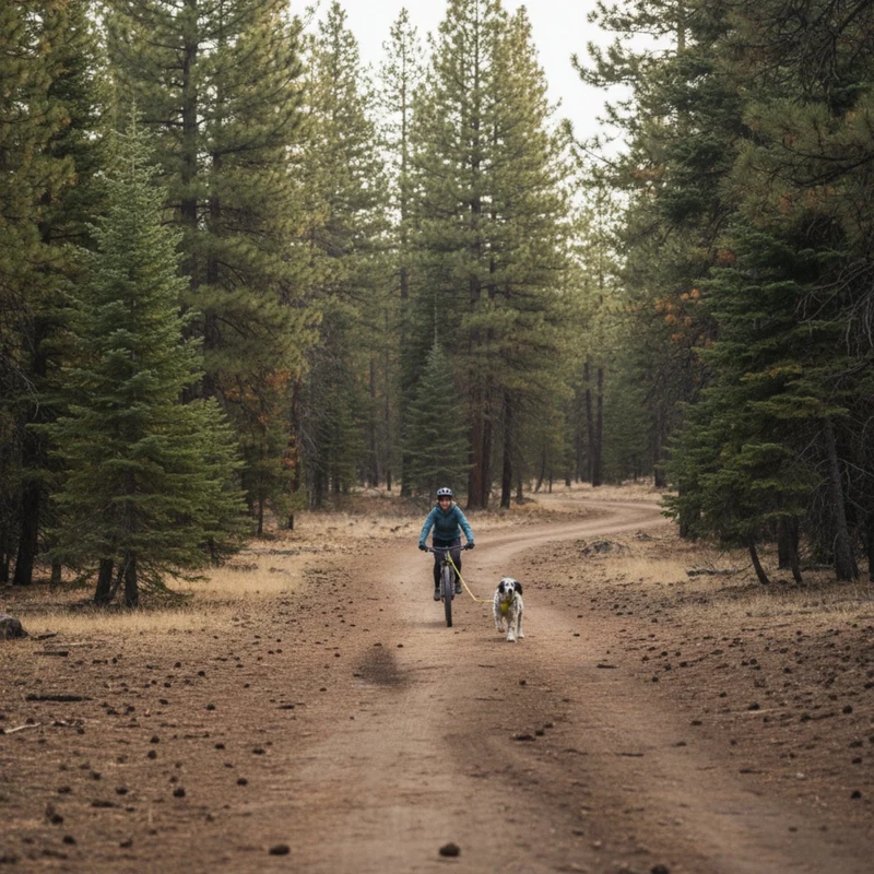 Ruffwear Omnijore Joring System – Komplettset für Canicross, Bikejöring & Skijöring mit ergonomischem Zuggeschirr und elastischer Zugleine für aktive Hunde