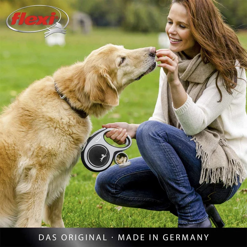 Flexi Multibox – Praktische Kotbeutelbox & Snackbox für Flexi Hundeleine | Immer griffbereit beim Gassigehen | Passt für New Comfort, Classic, Neon & Xtreme