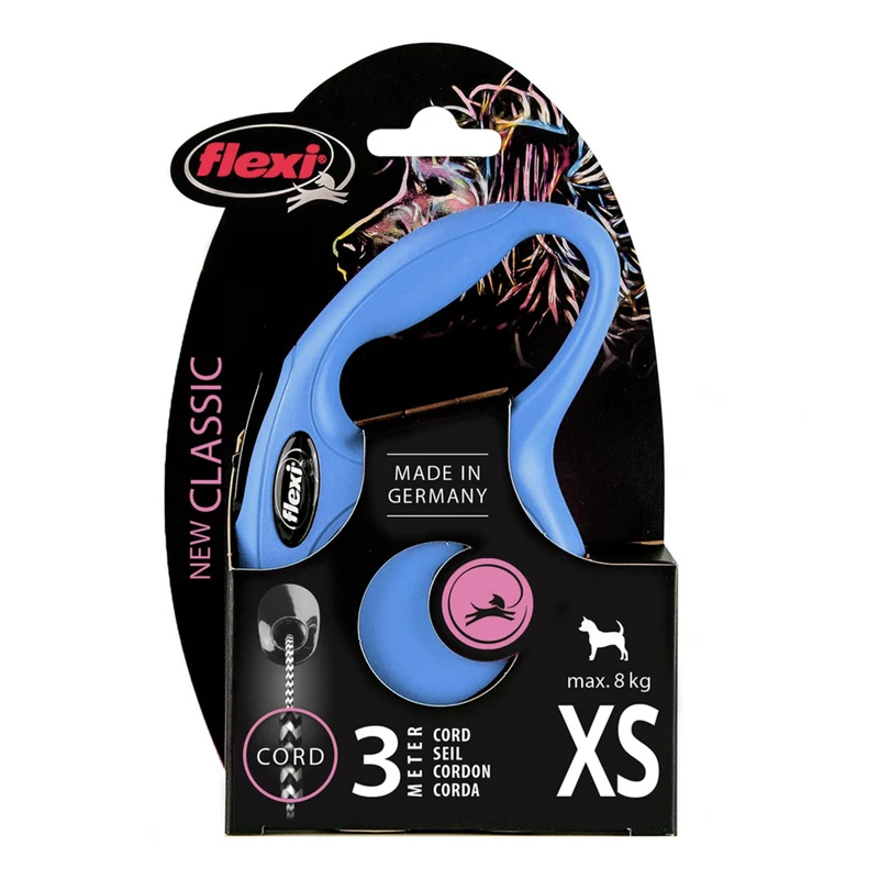 Flexi New Classic Seilleine – Flexible Hundeleine mit Bremssystem für maximale Bewegungsfreiheit und Kontrolle