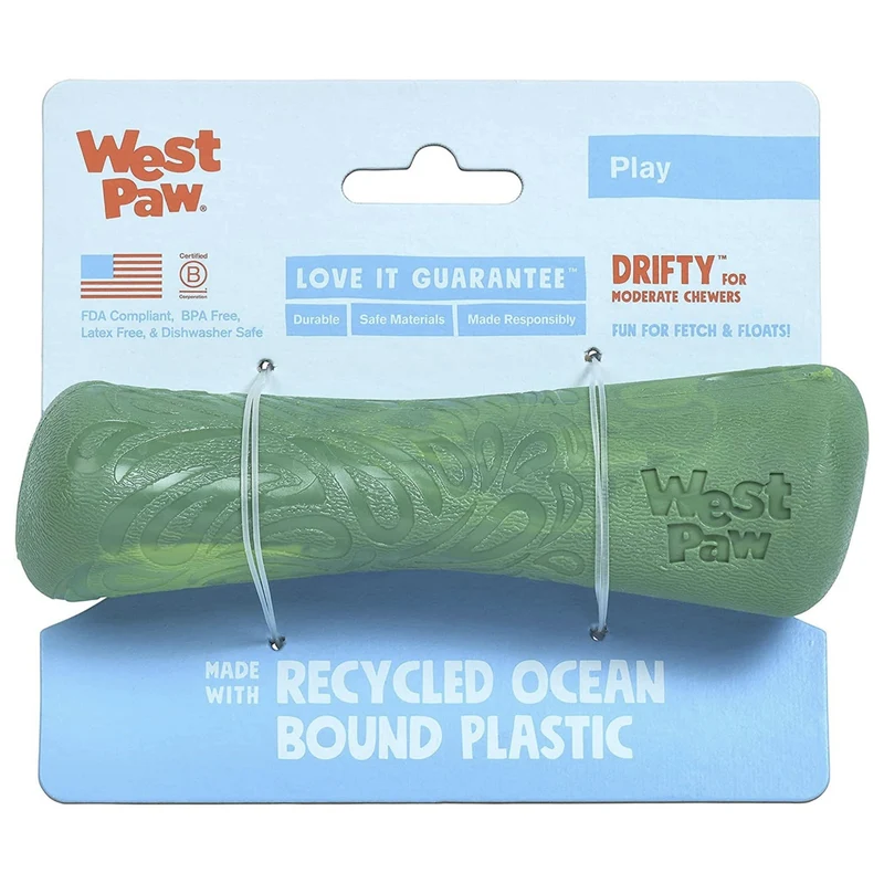 West Paw Drifty Hundespielzeug – Schwimmfähig & robust für Wasserspaß und Apportierspiele