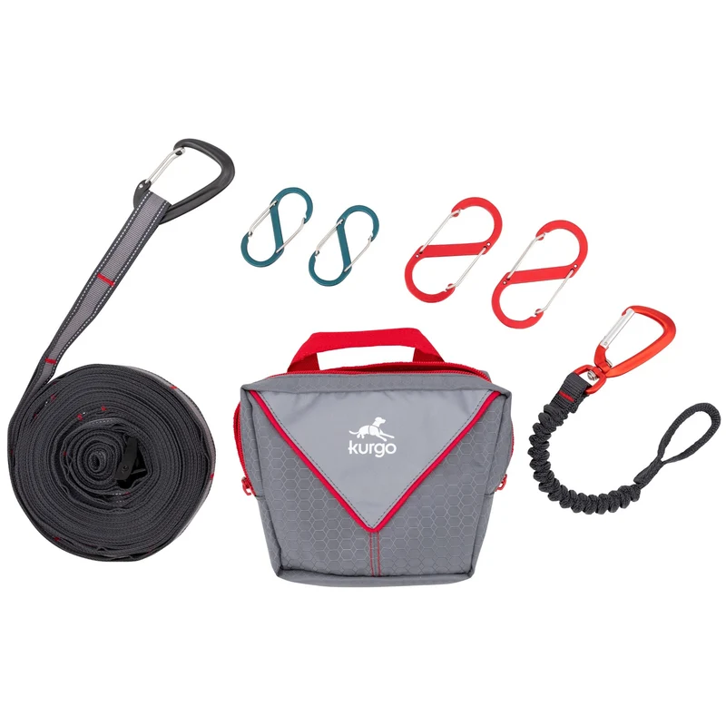 Kurgo Ridgeline Tie Out Hundeanbindesystem – Sichere Anbindeleine für maximale Bewegungsfreiheit beim Camping & Outdoor