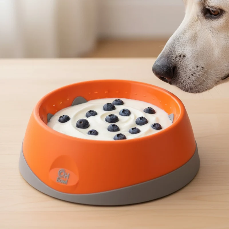 LickiMat OH Bowl – Anti-Schling Hundenapf für langsames Fressen