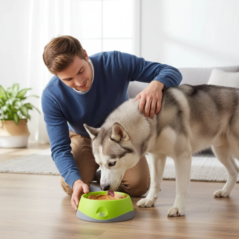 LickiMat OH Bowl – Anti-Schling Hundenapf für langsames Fressen