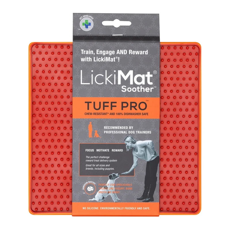 LickiMat Soother Tuff Pro – Beruhigende Schleckmatte für ängstliche Hunde (extra robust)