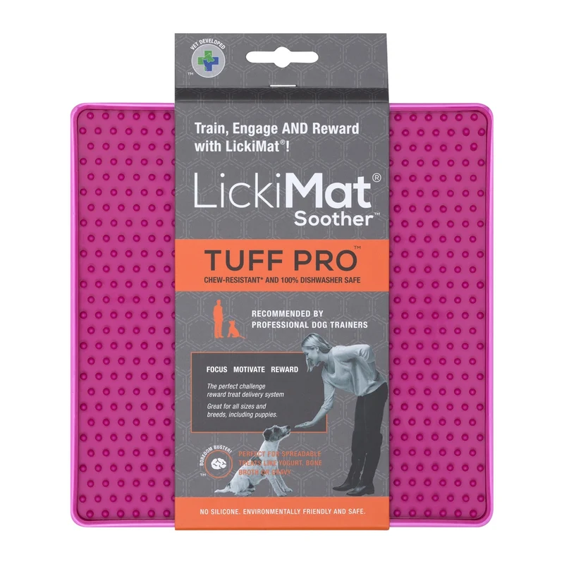 LickiMat Soother Tuff Pro – Beruhigende Schleckmatte für ängstliche Hunde (extra robust)