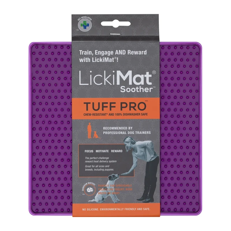 LickiMat Soother Tuff Pro – Beruhigende Schleckmatte für ängstliche Hunde (extra robust)