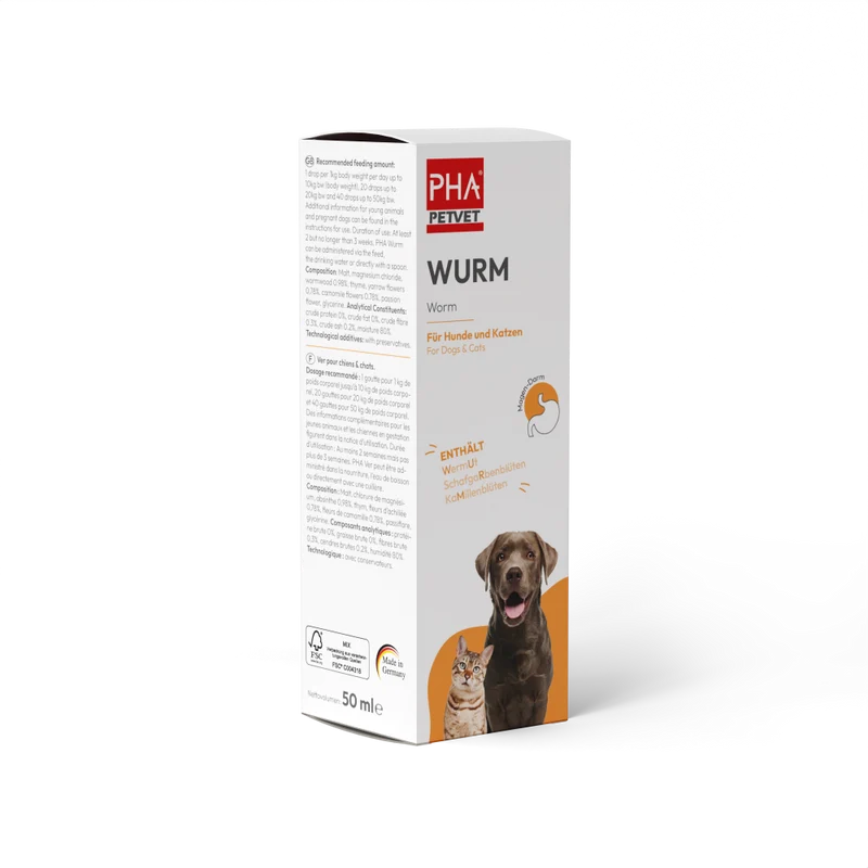 PHA WURM für Hunde u. Katzen 50 ml