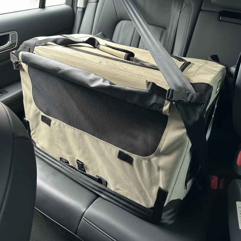 Maelson Soft Kennel – Faltbare Premium Hundebox mit Stahlrahmen für sicheren Auto-Transport & komfortables Reisen