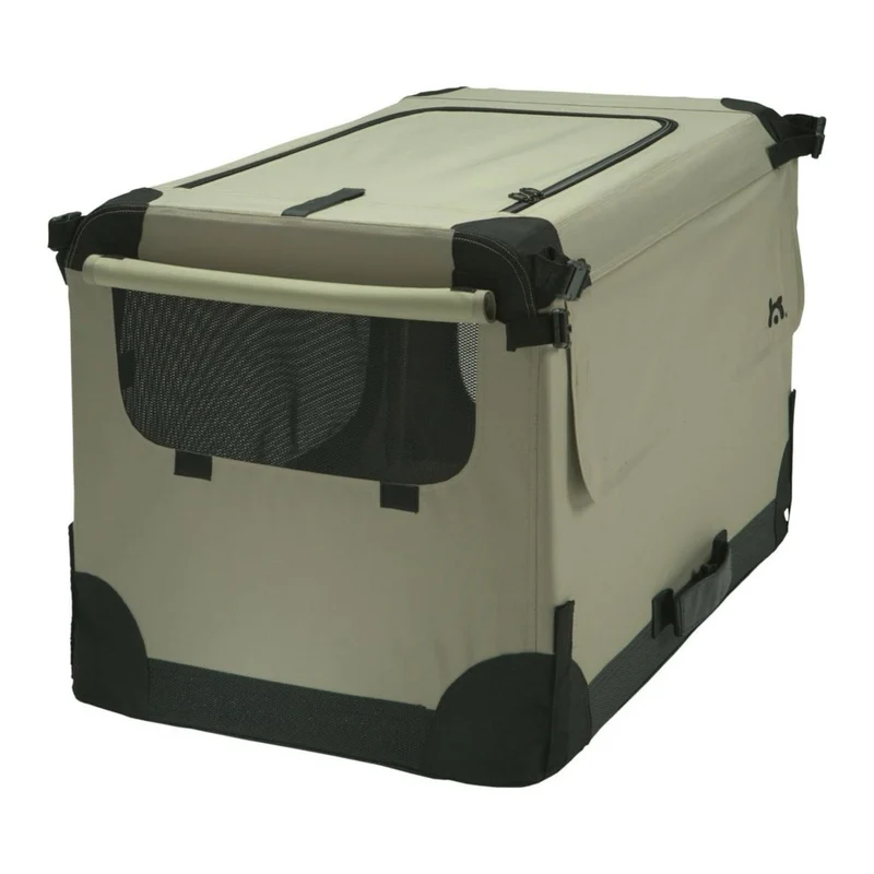 Maelson Soft Kennel – Faltbare Premium Hundebox mit Stahlrahmen für sicheren Auto-Transport & komfortables Reisen