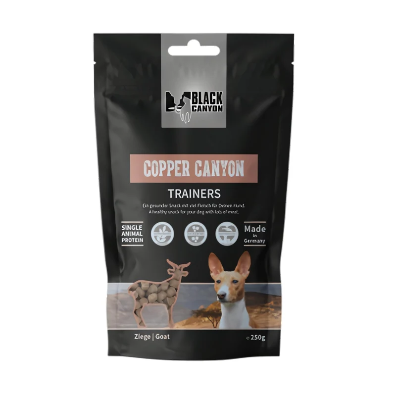 Black Canyon Trainers Copper Canyon - Premium Ziegenfleisch Trainingssnack für Hunde, getreidefrei & Single-Protein, ideal für Training & Hundesport