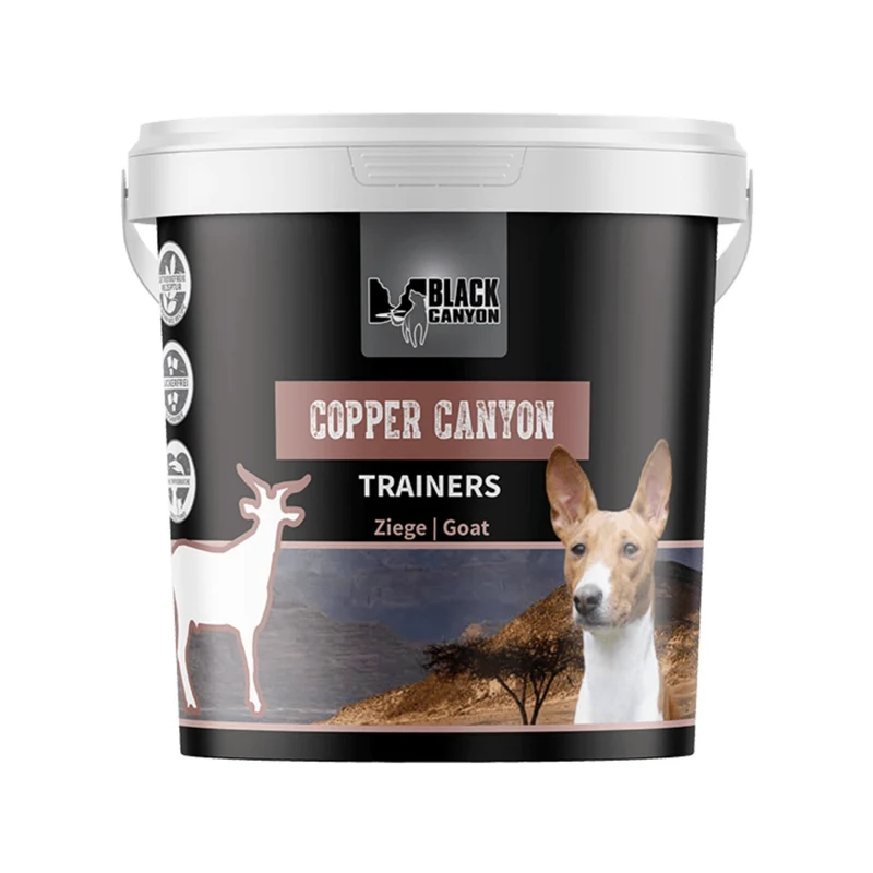 Black Canyon Trainers Copper Canyon - Premium Ziegenfleisch Trainingssnack für Hunde, getreidefrei & Single-Protein, ideal für Training & Hundesport