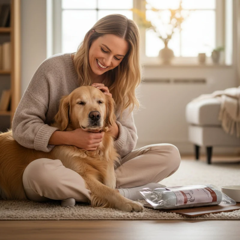 Perro Delikatessrolle No.1 Pferd & Kartoffel – Hypoallergen, Getreidefrei, 80% Frischfleisch