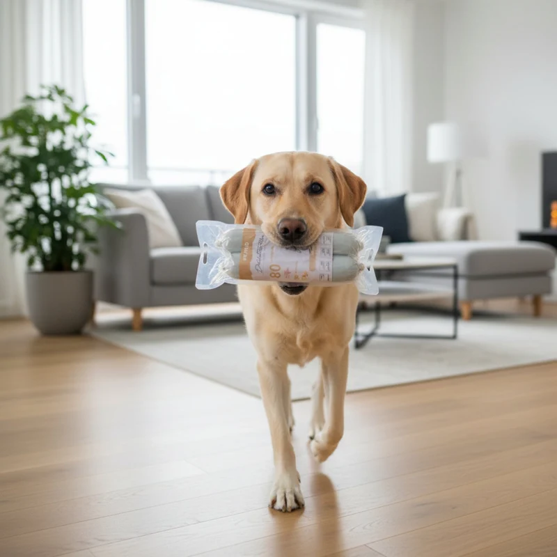 Perro Delikatessrolle No.1 Kaninchen & Kartoffel – Premium Hundewurst mit 80% Frischfleisch, getreidefrei & hypoallergen für sensible Hunde