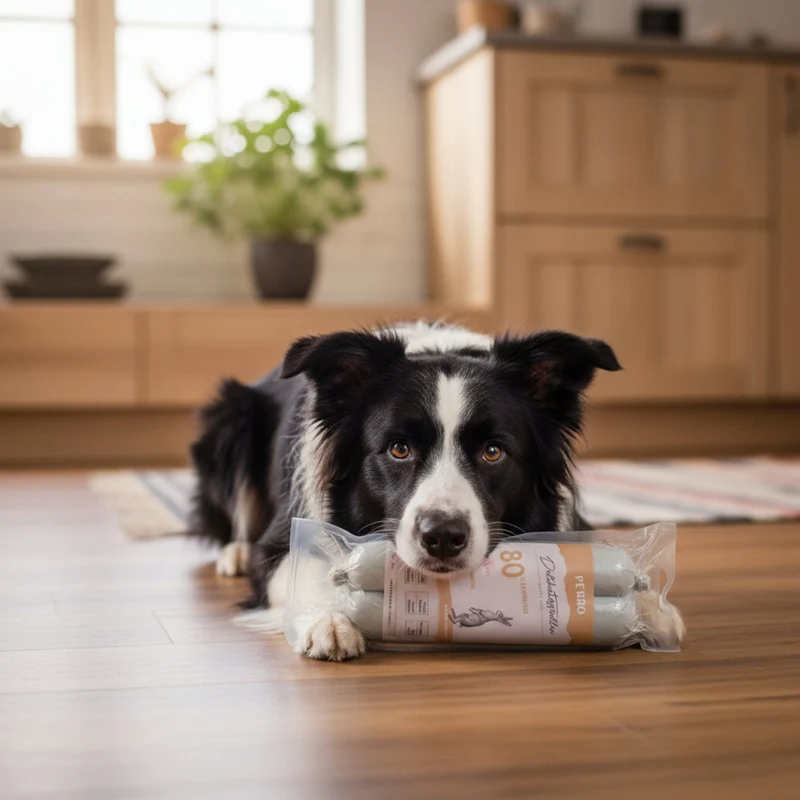 Perro Delikatessrolle No.1 Kaninchen & Kartoffel – Premium Hundewurst mit 80% Frischfleisch, getreidefrei & hypoallergen für sensible Hunde