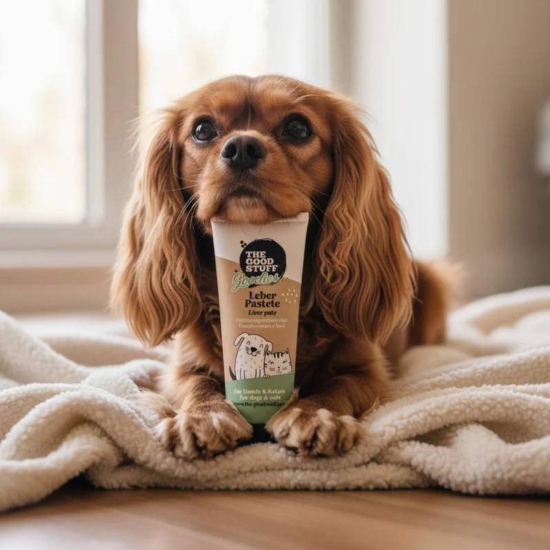 The Goodstuff Premium Geflügel-Leberpastete – Fettarmer Hundesnack für empfindliche Mägen, Training & Medikamentengabe | Getreidefrei & Vitaminreich