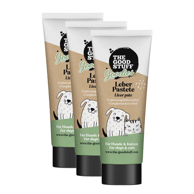 The Goodstuff Premium Geflügel-Leberpastete – Fettarmer Hundesnack für empfindliche Mägen, Training & Medikamentengabe | Getreidefrei & Vitaminreich