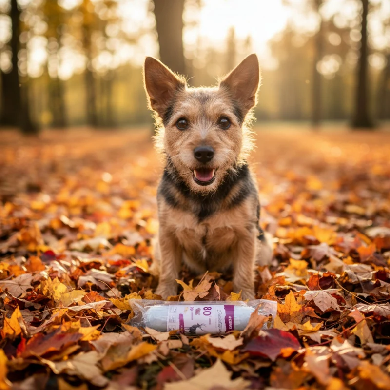 Perro Delikatessrolle Hirsch & Kartoffel - Getreidefreie Hundewurst für sensible Hunde