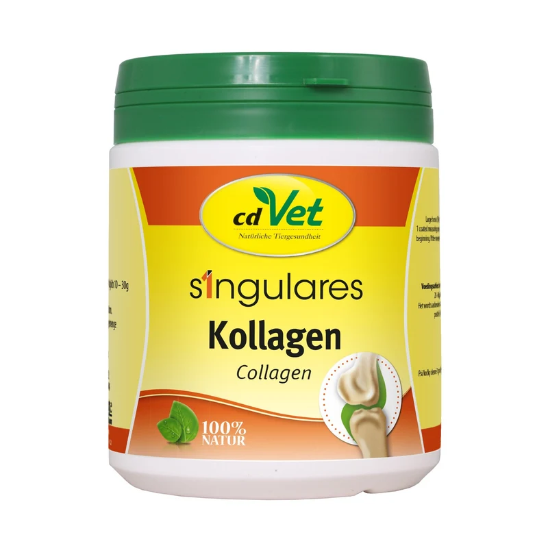 cdVet Singulares Kollagen für Hunde & Katzen – Premium Nahrungsergänzung für bewegliche Gelenke, elastische Haut und mehr Vitalität im Alter