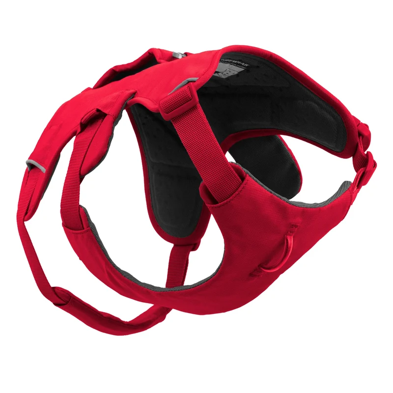 Ruffwear Web Master Harness Hundegeschirr – Ausbruchsicheres Premium-Sicherheitsgeschirr mit 4 Anpassungspunkten für maximale Kontrolle bei Wanderungen, Training & Alltag