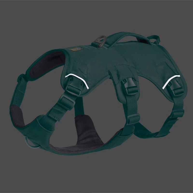 Ruffwear Web Master Harness Hundegeschirr – Ausbruchsicheres Premium-Sicherheitsgeschirr mit 4 Anpassungspunkten für maximale Kontrolle bei Wanderungen, Training & Alltag