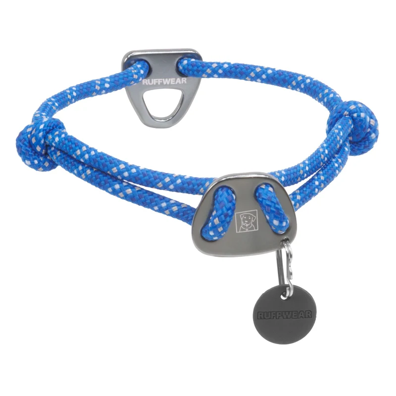 Ruffwear Knot-a-Collar – Reflektierendes Premium-Hundehalsband aus robustem Kletterseil für aktive Hunde