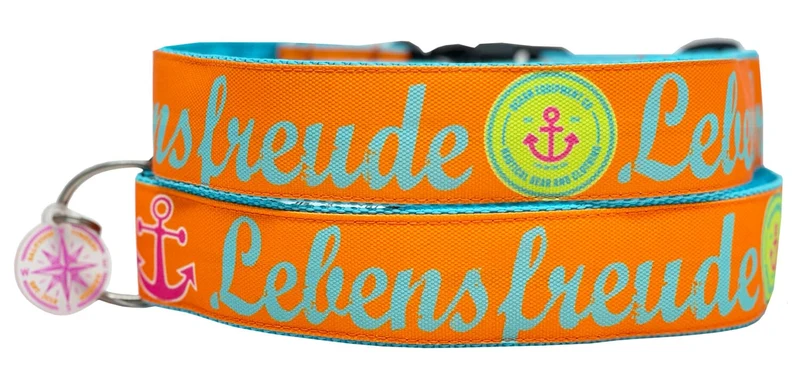 SALTYDOG | Halsband Lebensfreude | Orange