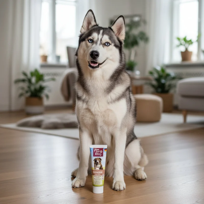 TubiDog Baconcreme – Cremige Belohnungspaste mit unwiderstehlichem Bacon-Geschmack für Training, Medikamentengabe & Bindung
