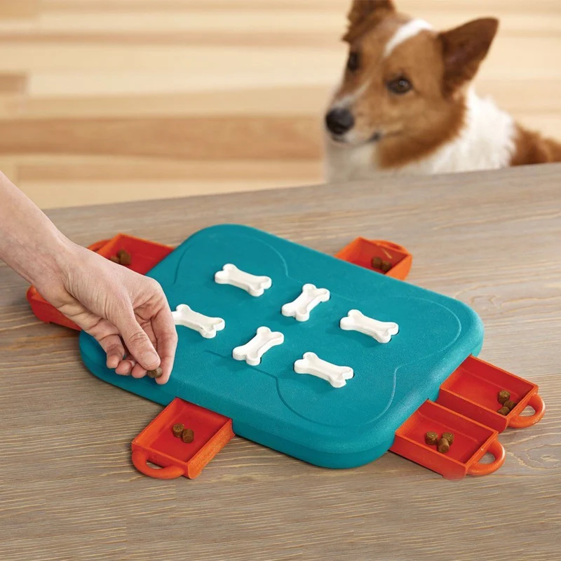 Nina Ottosson Dog Casino – Interaktives Intelligenzspielzeug gegen Langeweile & Unterforderung – Level 3 Herausforderung