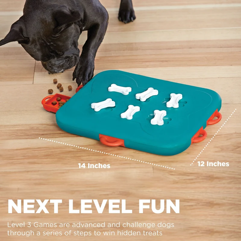 Nina Ottosson Dog Casino – Interaktives Intelligenzspielzeug gegen Langeweile & Unterforderung – Level 3 Herausforderung