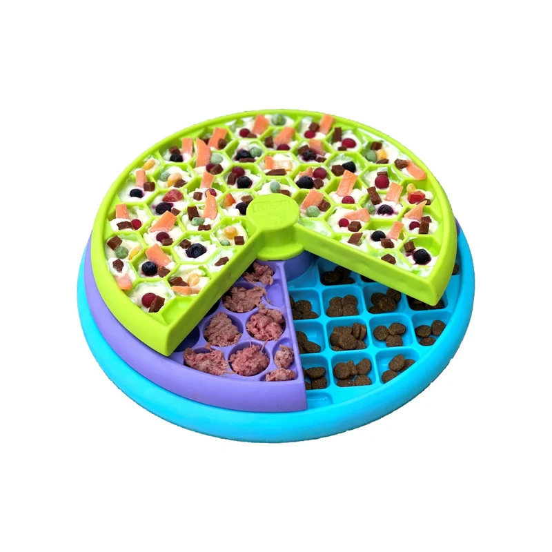 Nina Ottosson Lickin' Layers – Interaktives Intelligenzspielzeug & Slow Feeder gegen Langeweile, Stress & Schlingfütterung (Level 2)