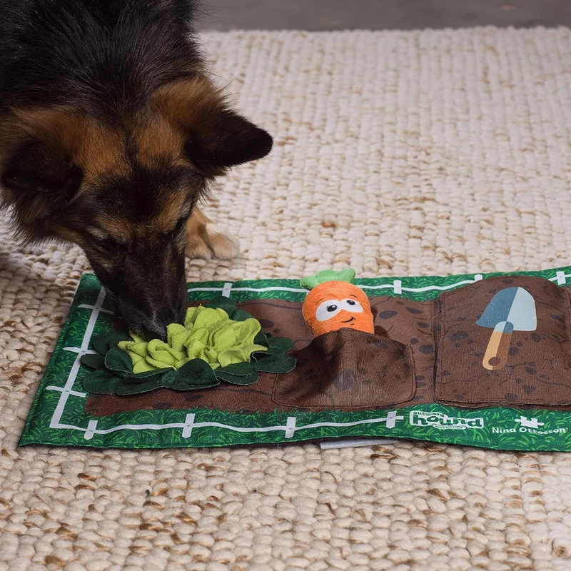 Nina Ottosson Garden Game Schnüffelmatte – Intelligenzspielzeug für mentale Auslastung & Stressabbau bei Hunden – Level 2