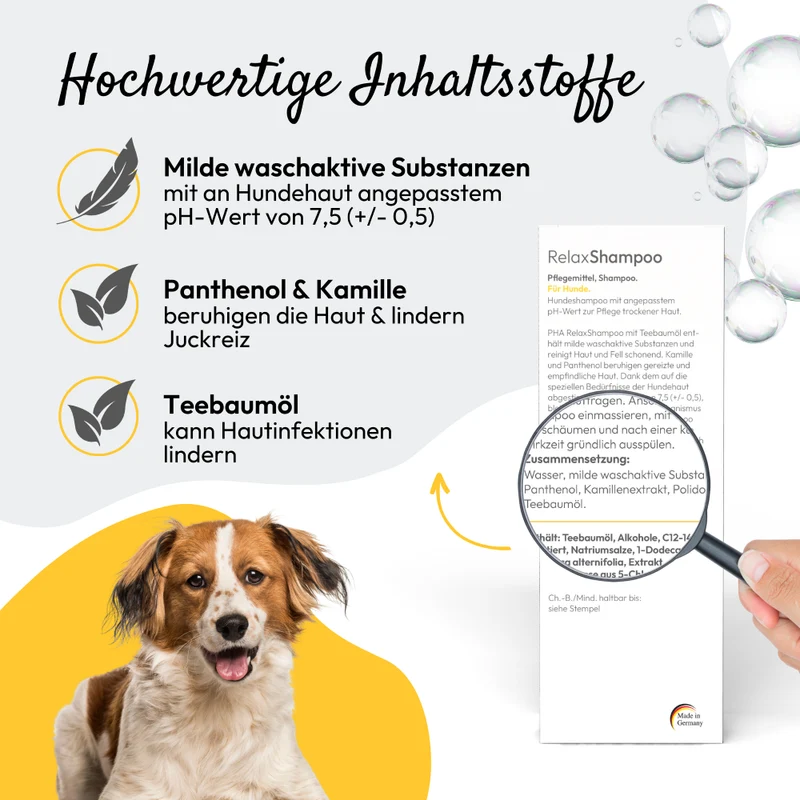 PHA RelaxShampoo für Hunde 250 ml