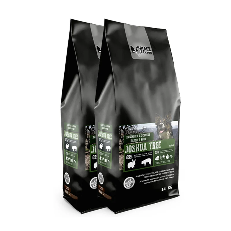 Black Canyon Joshua Tree Hundefutter mit Kaninchen & Schwein – Getreidefreies Premium-Trockenfutter für ernährungssensible Hunde