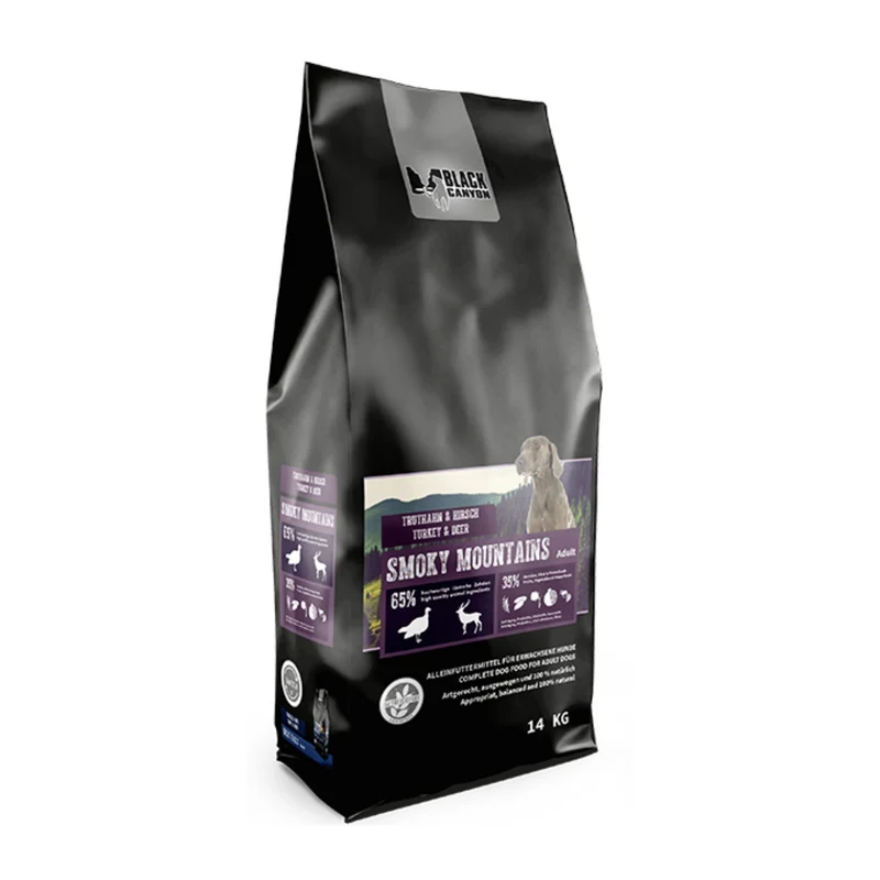 Black Canyon Smoky Mountains Truthahn & Hirsch – Getreidefreies Premium-Trockenfutter für ernährungssensible Hunde
