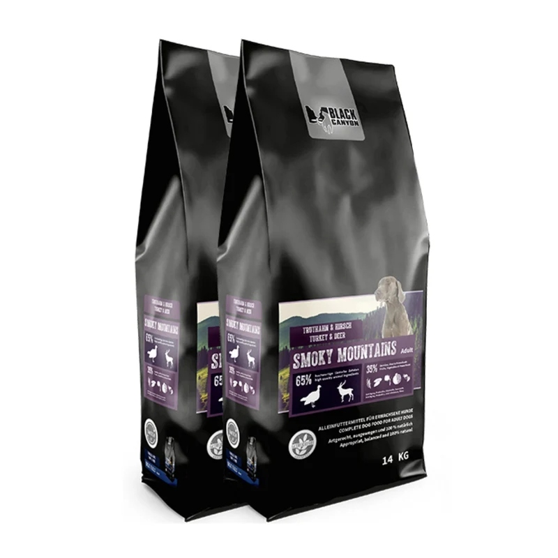 Black Canyon Smoky Mountains Truthahn & Hirsch – Getreidefreies Premium-Trockenfutter für ernährungssensible Hunde