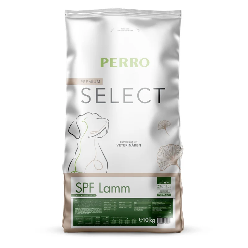 Perro Select SPF Lamm – Hypoallergenes Trockenfutter für kleine Rassen | Glutenfrei & Magenschonend | Single Protein Formel