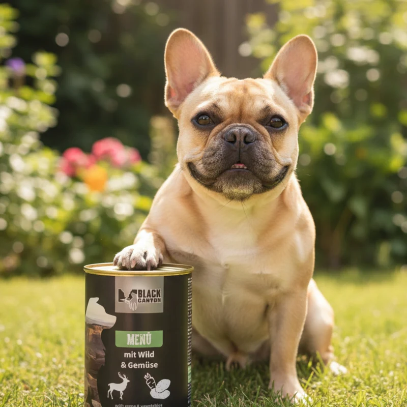 Black Canyon Menü mit Wild & Gemüse – Getreidefreies Premium Nassfutter mit 91% Fleisch für ernährungssensible Hunde, natürlich & artgerecht nach dem Vorbild des Wolfes
