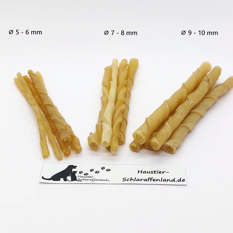 Rinder-Kausticks, gedreht - Ø 5 - 6 mm