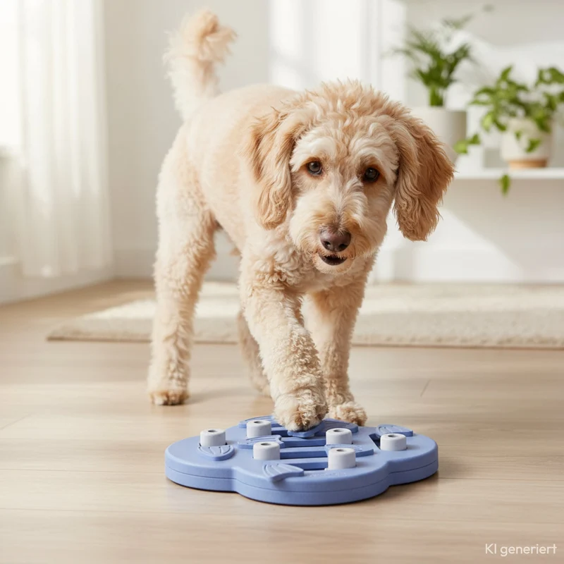 Nina Ottosson Dog Hide N' Slide – Interaktives Intelligenzspielzeug gegen Langeweile, Stress & Schlingfuttern | Level 2 Denkspiel für mentale Auslastung