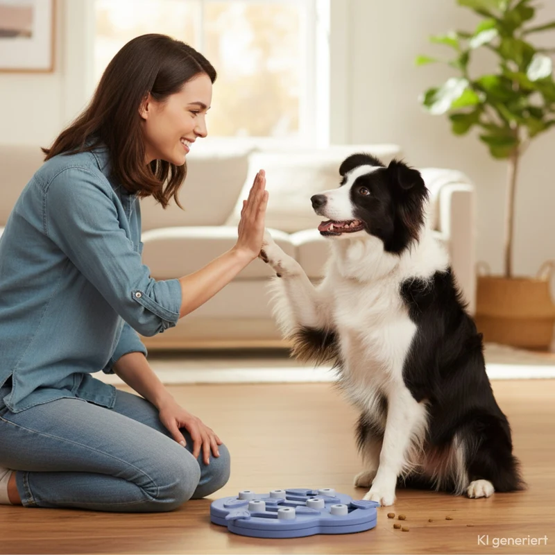 Nina Ottosson Dog Hide N' Slide – Interaktives Intelligenzspielzeug gegen Langeweile, Stress & Schlingfuttern | Level 2 Denkspiel für mentale Auslastung