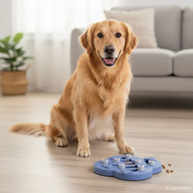 Nina Ottosson Dog Hide N' Slide – Interaktives Intelligenzspielzeug gegen Langeweile, Stress & Schlingfuttern | Level 2 Denkspiel für mentale Auslastung