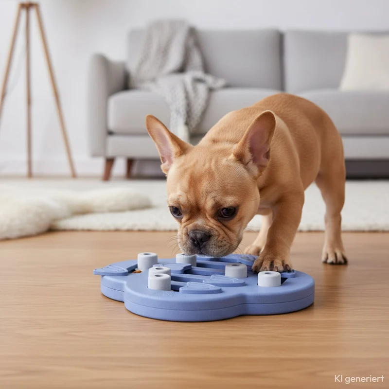 Nina Ottosson Dog Hide N' Slide – Interaktives Intelligenzspielzeug gegen Langeweile, Stress & Schlingfuttern | Level 2 Denkspiel für mentale Auslastung